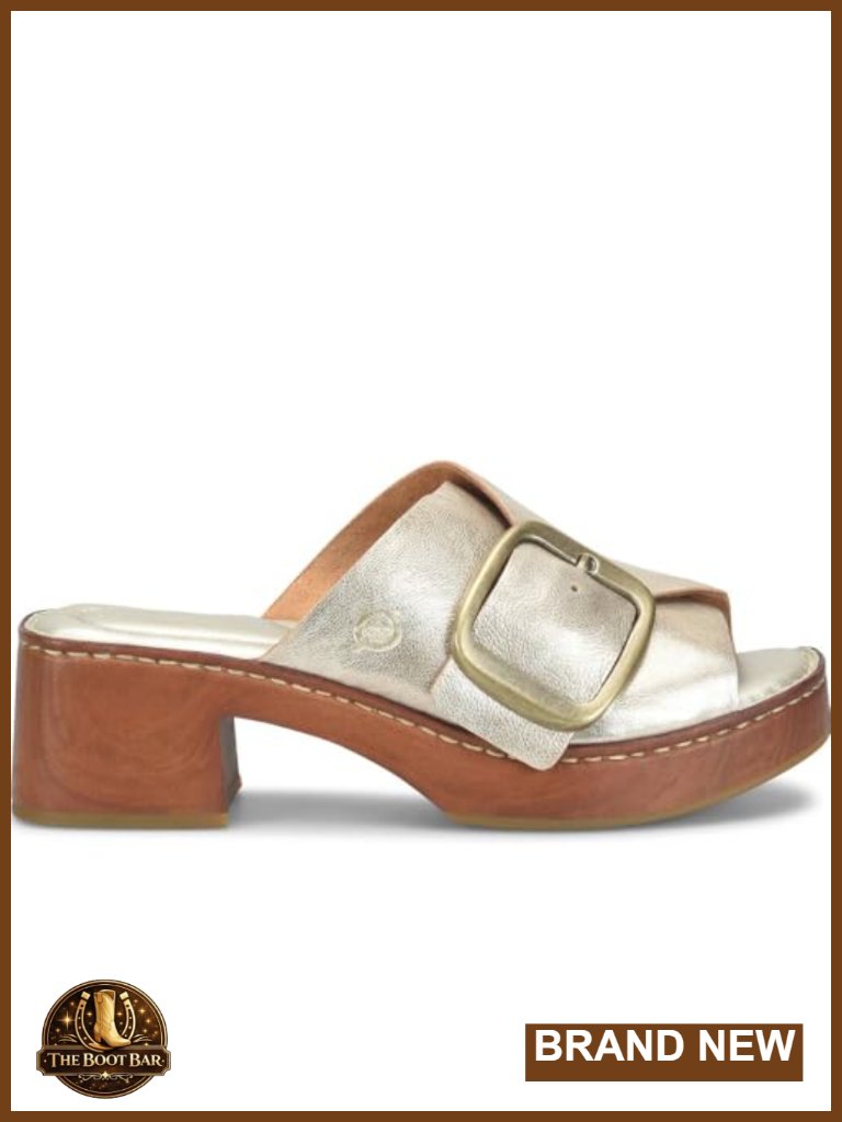 Leather Heeled Sandals With Block Heel And Adjustable Strap
